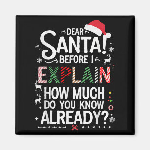 Kära tomte innan jag förklarar hur mycket vet du X Magnet