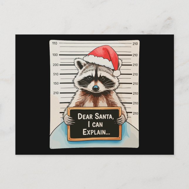 Kära Tomte Jag Kan Förklara Jul Råtta Helg Vykort (Framsida)