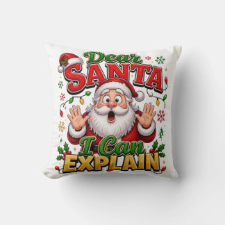 Kära Tomte Jag Kan Förklara Julkudde Kudde