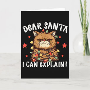Kära tomte jag kan förklara Katten gjorde det Roli Kort
