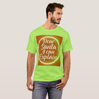  Kära Tomte Jag Kan Förklara – Rolig Jul Typografi T Shirt