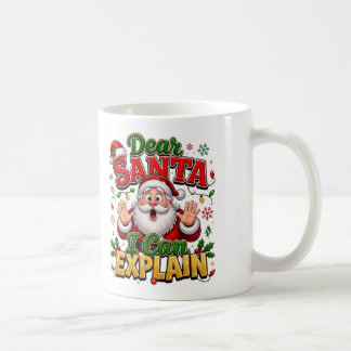 Kära Tomte Jag Kan Förklara Rolig Julkaffekopp Kaffemugg