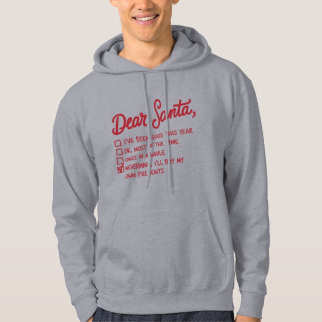 Kära Tomte - Juldesign Hoodie (Framsida)