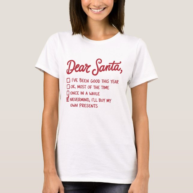 Kära Tomte - Juldesign T Shirt (Framsida)