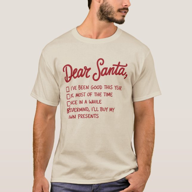 Kära Tomte - Juldesign T Shirt (Framsida)