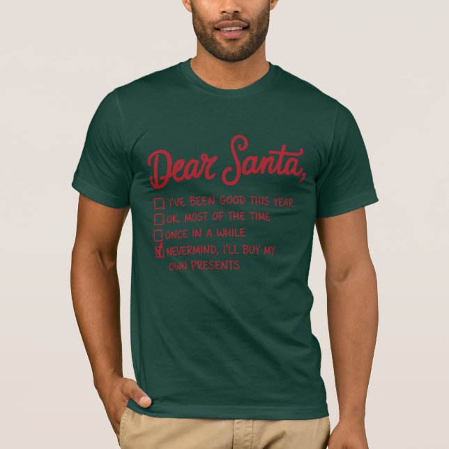 Kära Tomte - Juldesign T Shirt (Framsida)