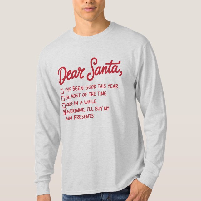 Kära Tomte - Juldesign T Shirt (Framsida)