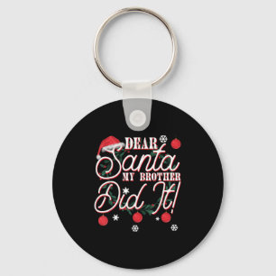 Kära tomte Min bror gjorde det Bröder  Nyckelring