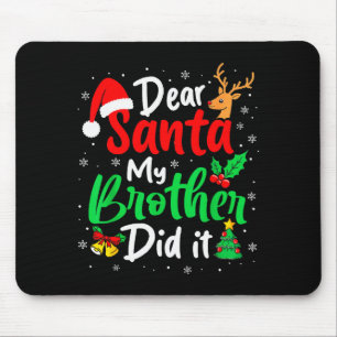 Kära Tomte Min Bror Gjorde Det Jul Roligt Siste Musmatta