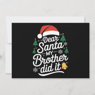Kära Tomte Min Bror Gjorde Det Roliga Julen