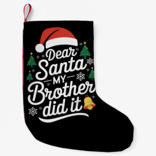 Kära Tomte Min Bror Gjorde Det Roliga Julen Liten Julstrumpa