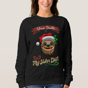 Kära Tomte Min syster gjorde det Siblingar jul_32 T Shirt