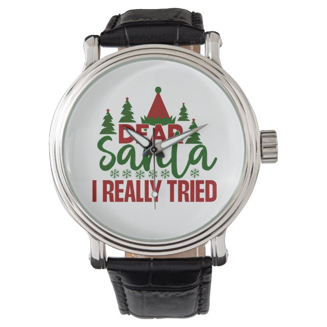 Kära Tomte - Rolig jul Armbandsur (Framsida)