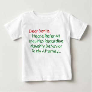 Kära Tomteadvokat - Roligt julbrev Tee Shirt