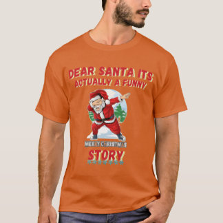 Kära Tomten, den roliga storychristmas-hund T Shirt