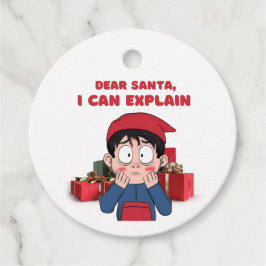 Kära Tomten, jag kan förklara julklappen Gåvor Etiketter