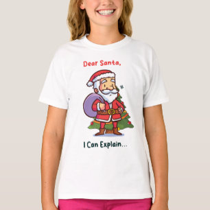 Kära Tomten, jag kan förklara - Lustig jul T Shirt