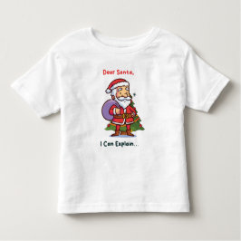 Kära Tomten, jag kan förklara - Lustig jul T Shirt