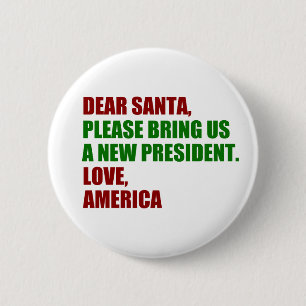 Kära tomten, jag vill ha en ny president till jul knapp