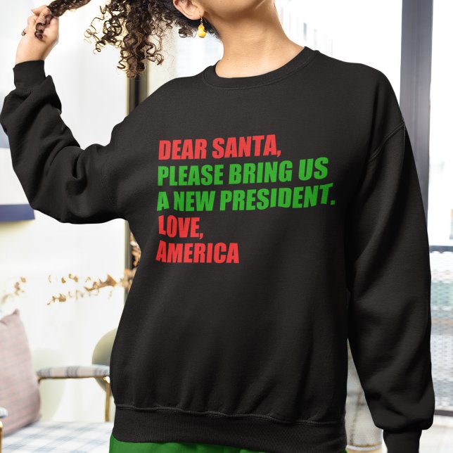 Kära tomten, jag vill ha en ny president till jul t shirt (Skapare uppladdad)