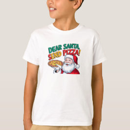 Kära tomten skickade pizza denna jul t shirt