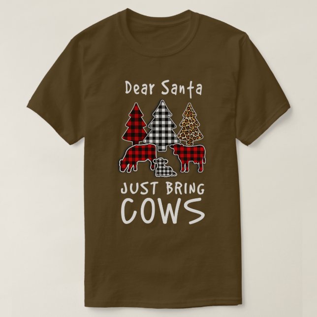 Kära tomten, ta bara med kö t shirt (Design framsida)