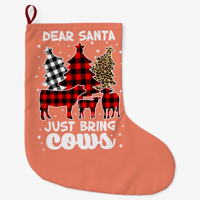 Kära tomten, ta bara med sig julklapp. stor julstrumpa (Framsidan)