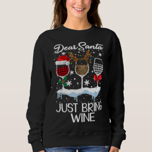 Kära tomten, ta med Vin juldrickande T Shirt