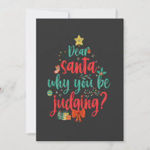 Kära Tomten Varför du är jude? Inbjudningar