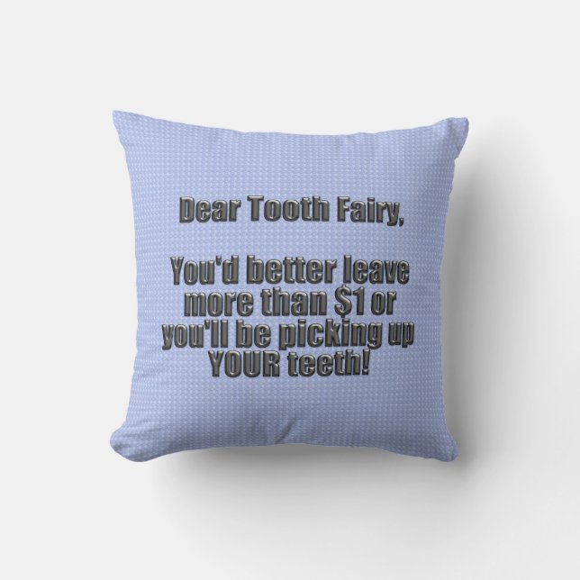 Kära Tooth Fairy Kudde (Framsida)