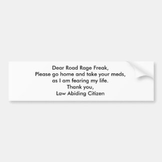 Kära Väg Rasa Bildekal