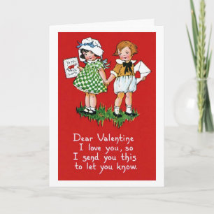 Kära Valentine Helgkort