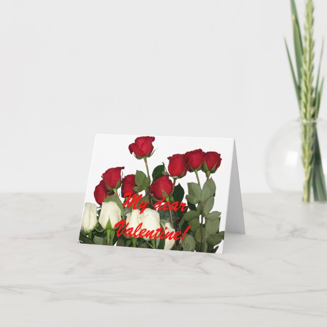 Kära Valentine! Helgkort (Framsida)