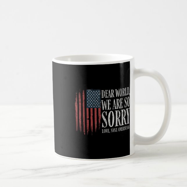 Kära världen...vi är så ledsen över att Kärlek San Kaffemugg (Höger)