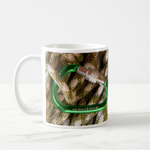 Karabiner och klättervatten Rope Mugg