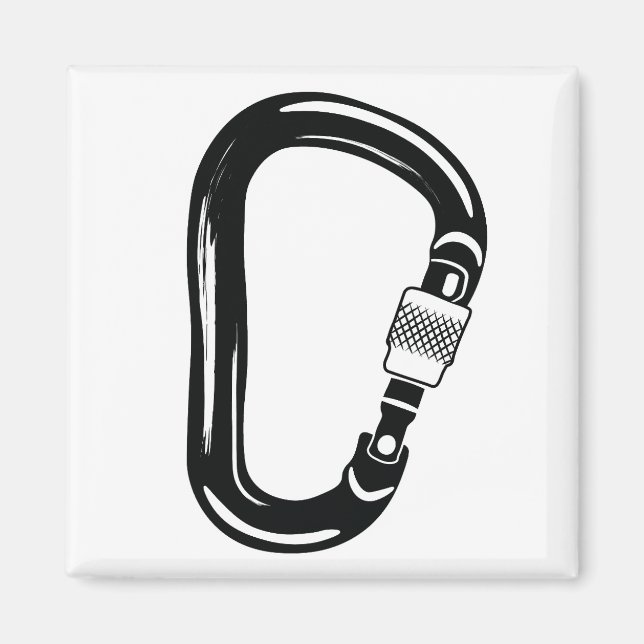 Karabinerbergsskövling Utomhus Magnet (Framsidan)
