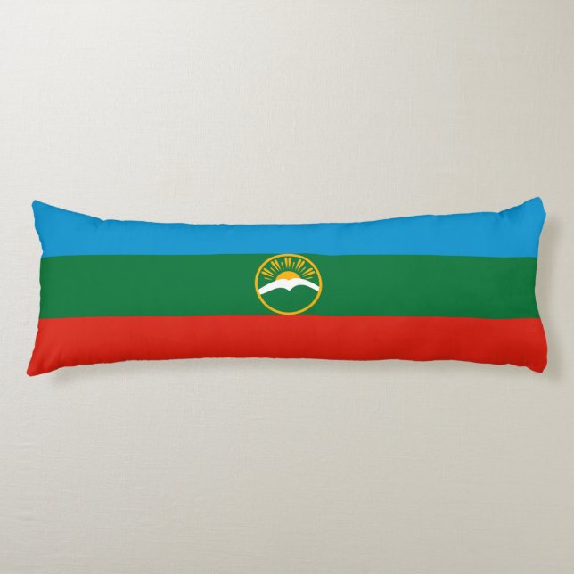 Karachay-Tjerkessiens flagga Kroppskudde (Framsidan)