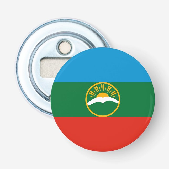 Karachay-Tsjerkessien flagga Flasköppnare (Framsidan)
