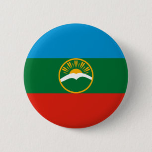 Karachay-Tsjerkessiens flagga Knapp