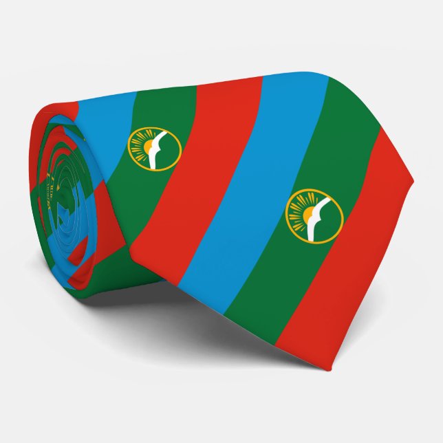 Karachay-Tsjerkessiens flagga Slips (Rullad)