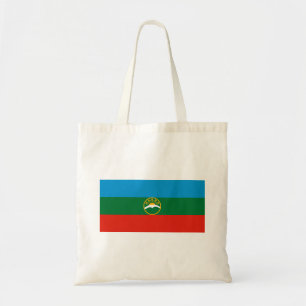 Karachay-Tsjerkessiens flagga Tygkasse