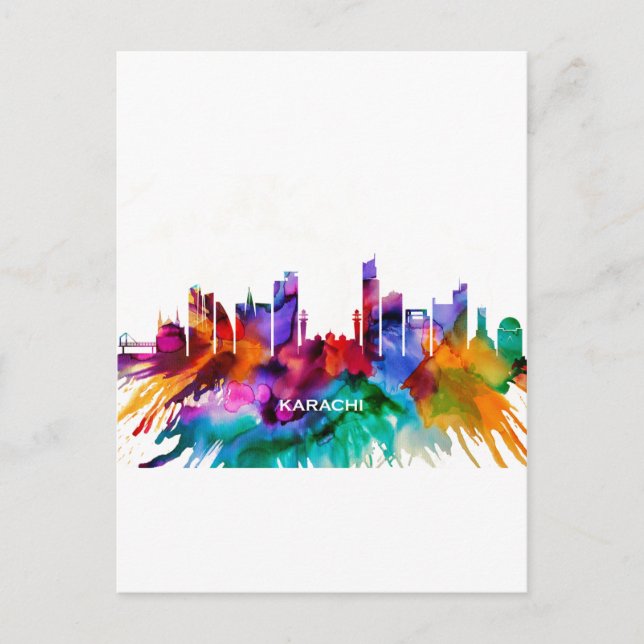 Karachi Pakistan Helg Vykort (Framsida)