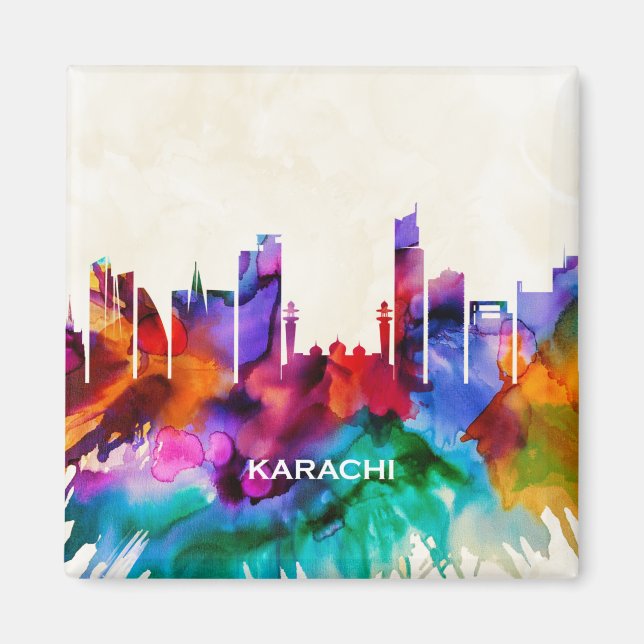 Karachi Pakistan Magnet (Framsidan)
