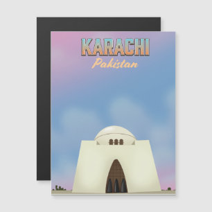 Karachi Pakistan resemotiv affisch