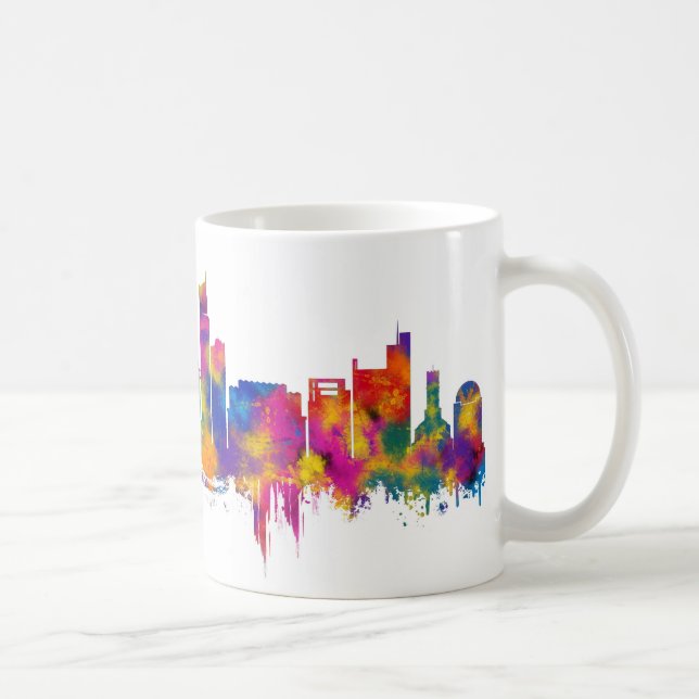 Karachi Skyline Pakistan Kaffemugg (Höger)