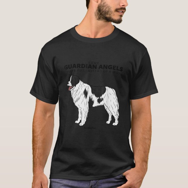 Karakachan Livestock Hund Guardian Angel W T Shirt (Framsida)