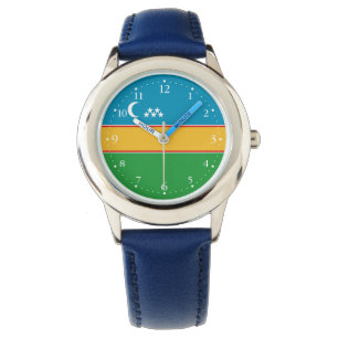 Karakalpakstan flagga armbandsur