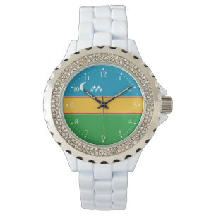 Karakalpakstan flagga armbandsur