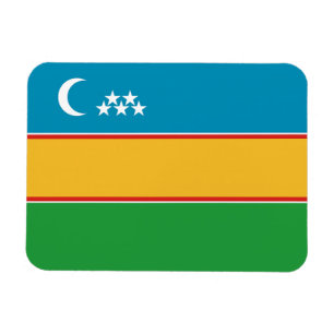 Karakalpakstan flagga magnet
