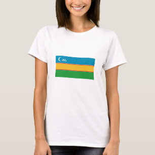 Karakalpakstan flagga t shirt